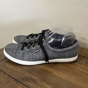 Keds Classic gray‎ Chambray Canvas Sneakers Women's Size 11